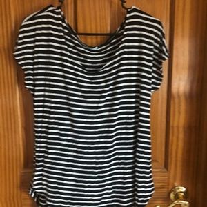 Black & White Striped Top
